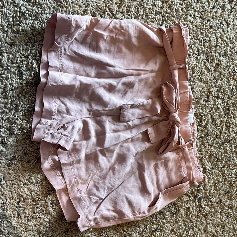 Charlotte Russe Pink High Waist Shorts